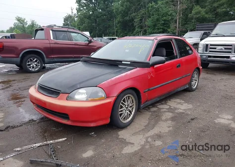 1996 Honda Civic Cx from USA, damaged, VIN 2HGEJ6322TH107023